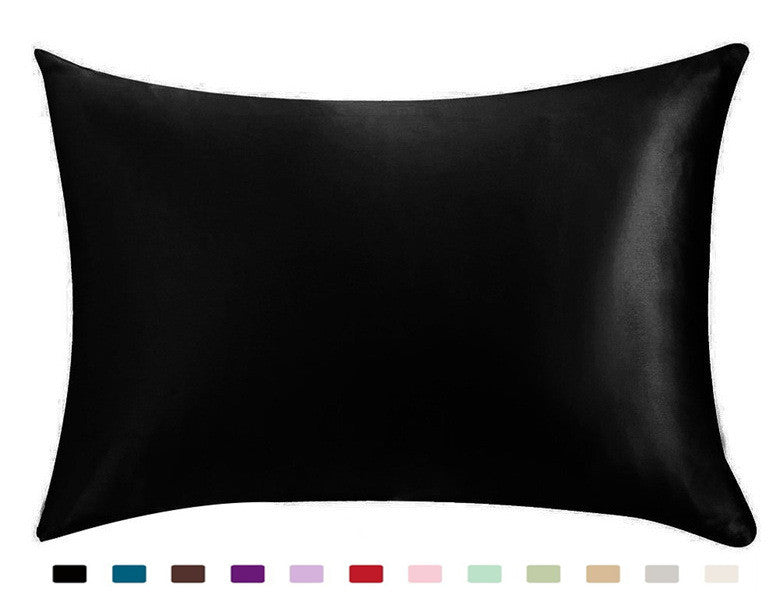 atin Solid Color Pillowcase – Simulation Silk Ice Silk Single Pillowcase