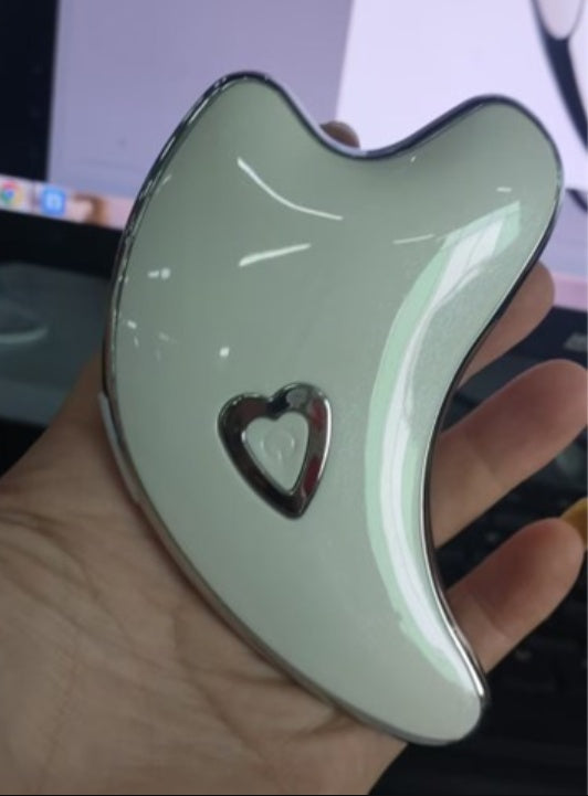 LED Microcurrent Gua Sha Facial Massager for Lifting & Skin Rejuvenation