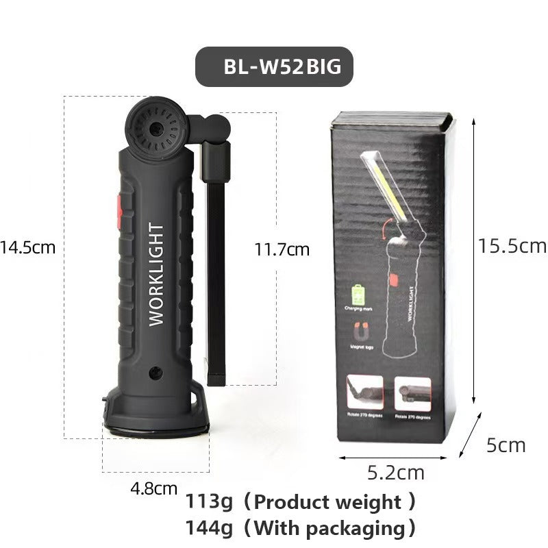 Rechargeable LED Work Light 360° Rotating Magnetic Base 5 Modes