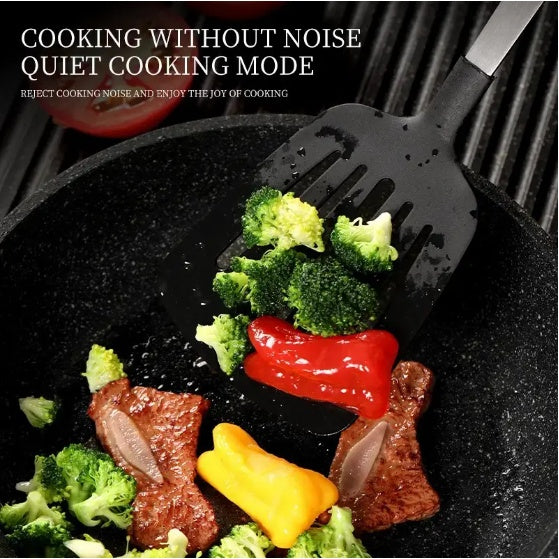 Premium 5-Piece Kitchen Utensil Set – Stainless Steel Handle, Heat Resistant & Non-Stick Safe