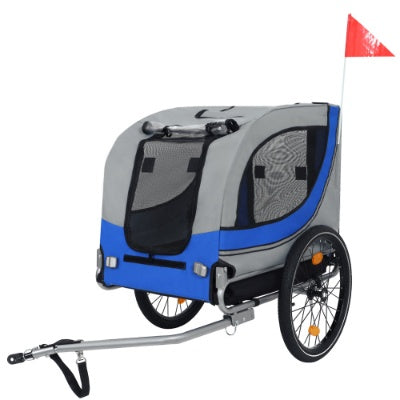 Large Dog Bike Trailer 120LB | Folding All-Terrain Pet Carrier