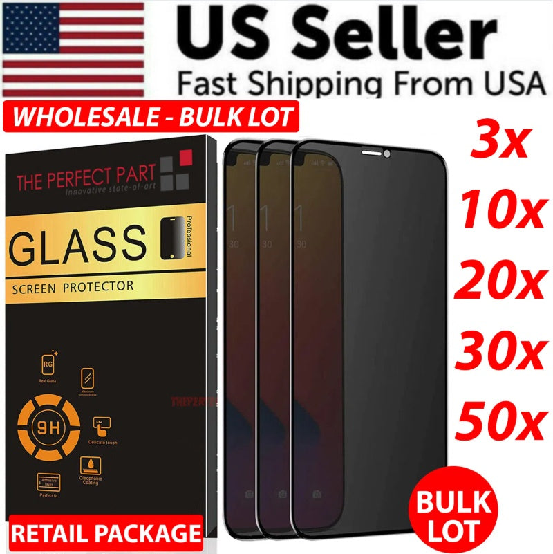 Privacy Screen Protector Tempered Glass | Anti-Spy HD Privacy Protection for Smartphones