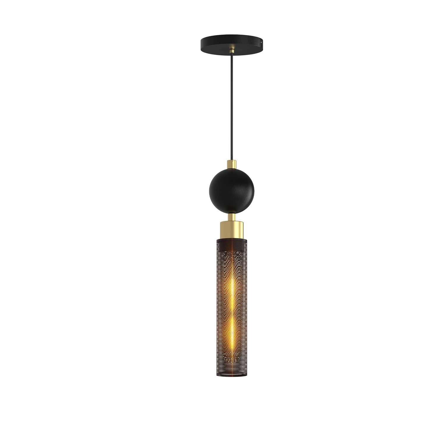 Modern Black Wrought Iron Pendant Light Adjustable Kitchen Island Chandelier