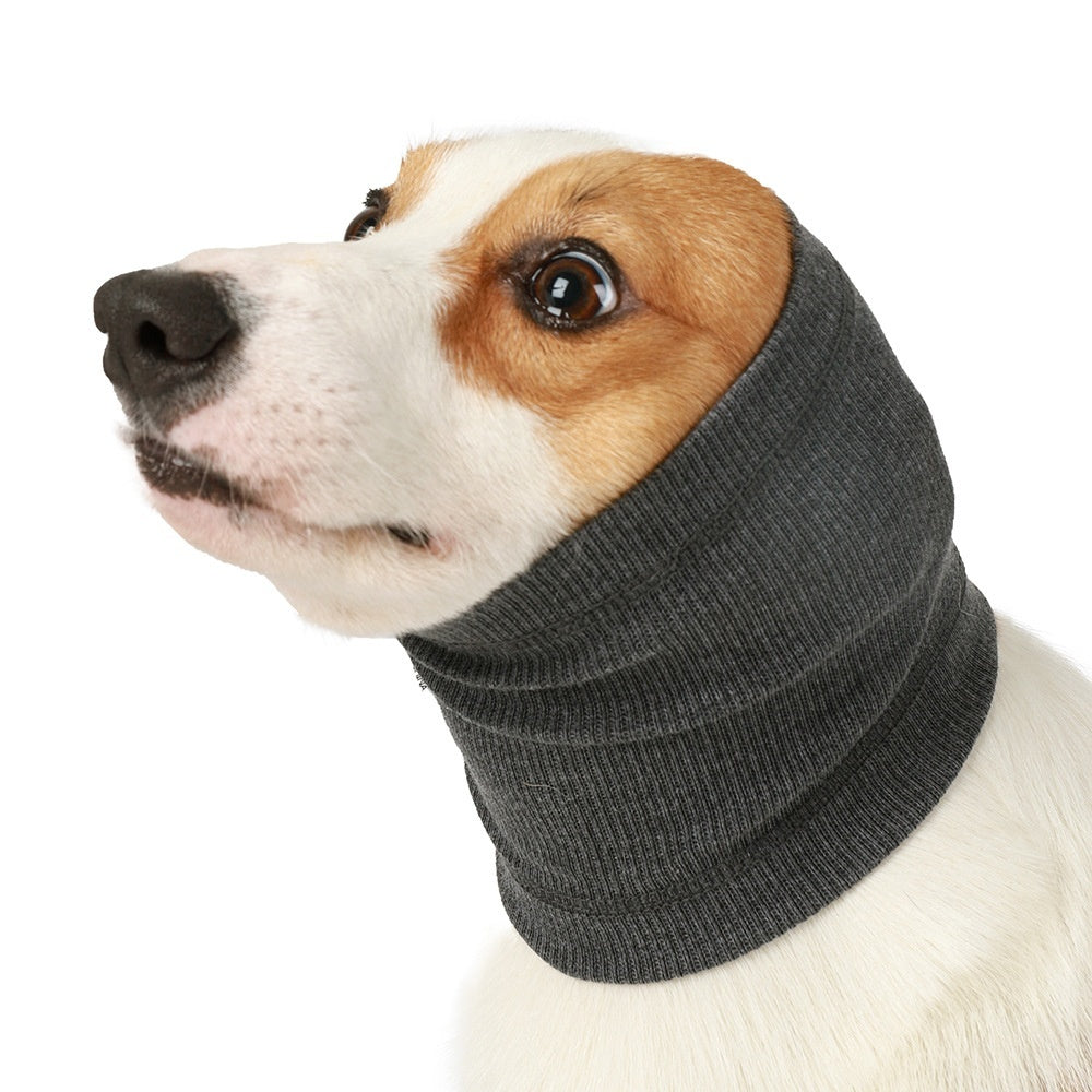 Pet Dog Comforter Headband & Scarf Set – Soft Cozy Winter Accessory