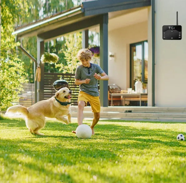 Wireless Electric Dog Fence Collar – Waterproof Training Boundary System for All Dogs