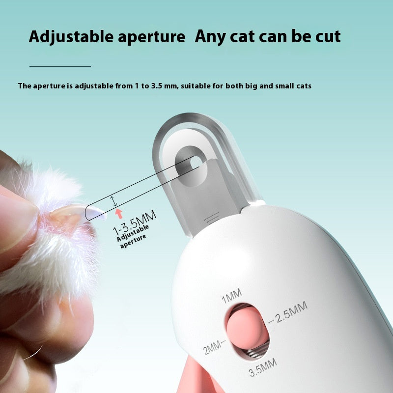 Cat Nail Scissors with Gravity Push – Safe & Easy Pet Nail Clippers