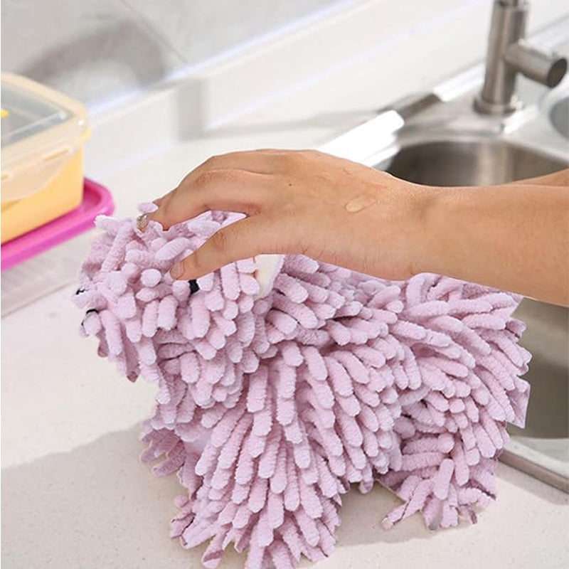 Cute Puppy Shaped Kitchen Towel – Absorbent Hanging Home Towel