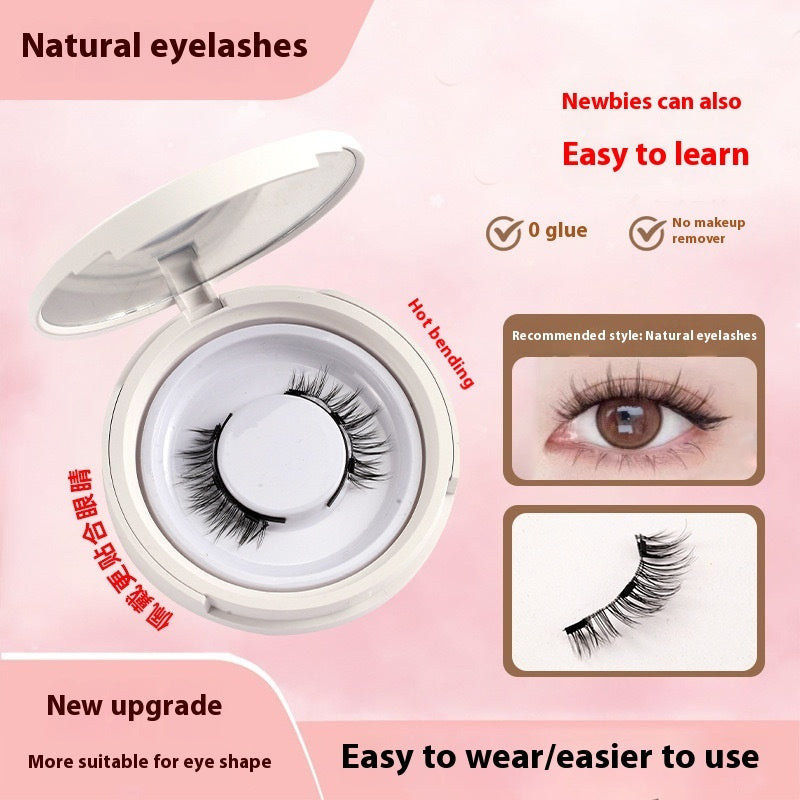 Magnetic Suction False Eyelashes – Little Devil Supernatural Look, No-Glue Magnet Lash Set
