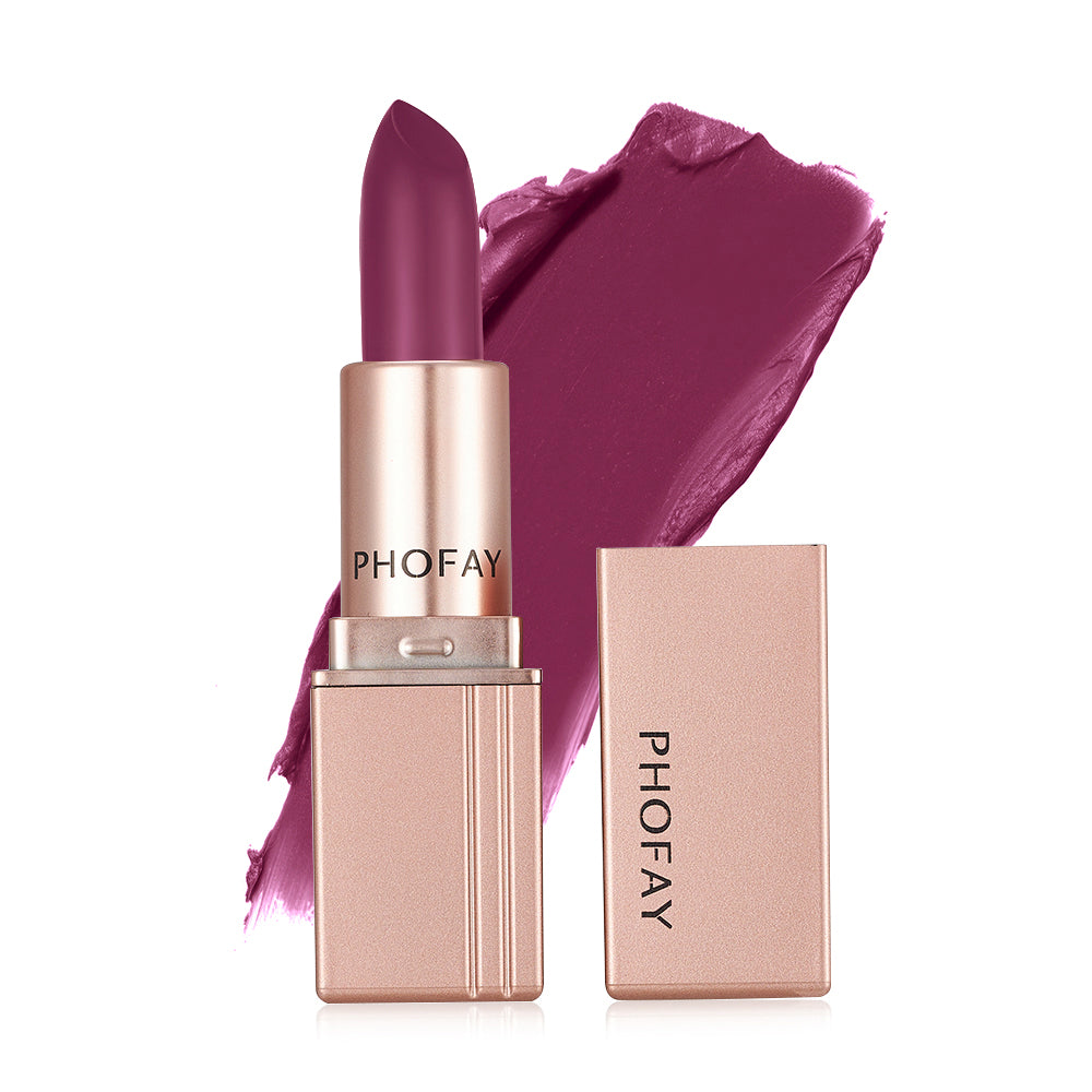 PHOFAY Long-Lasting Matte Lipstick – Smooth, Bold, & Hydrating Lip Color