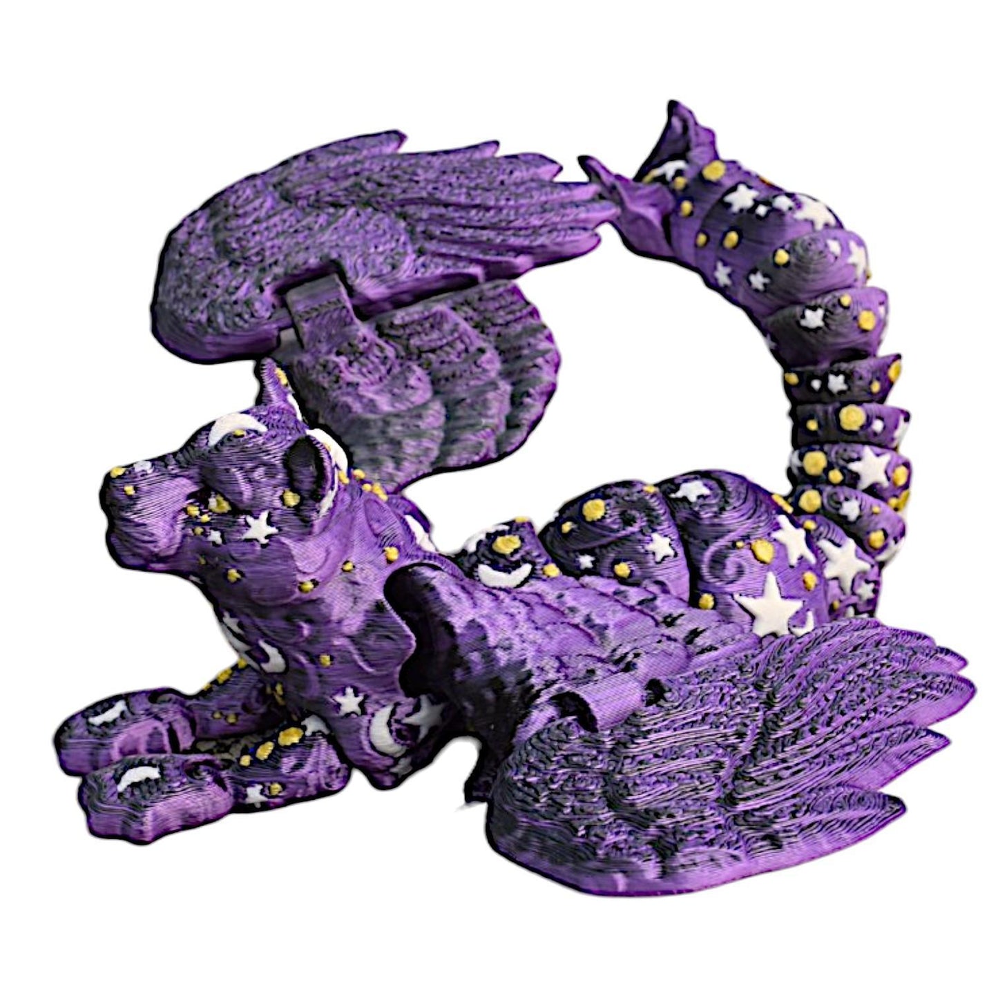 Cosmic Dragon Sci-Fi Ornament – Exquisite Space-Style Decorative Sculpture