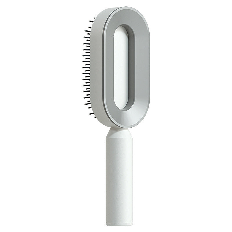 Self-Cleaning Hair Brush – Scalp Massage & Anti-Static Comb
