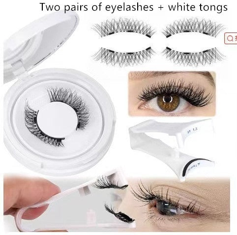 Magnetic Suction False Eyelashes – Little Devil Supernatural Look, No-Glue Magnet Lash Set