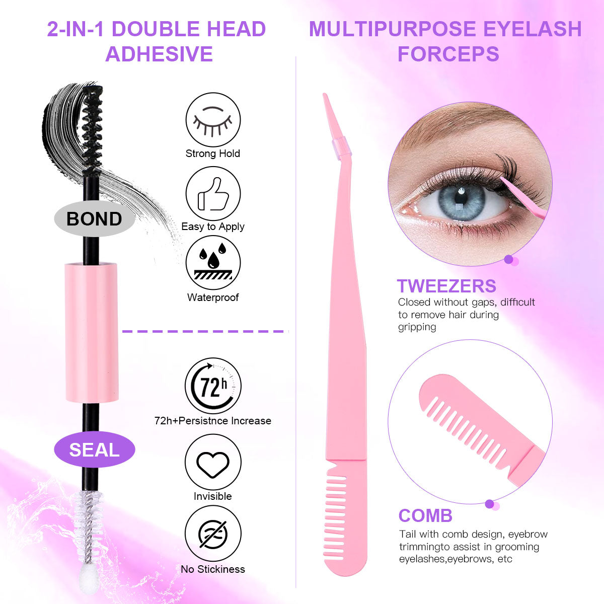 12 Rows 150pcs Segmented Cluster Lashes | Natural & Wispy DIY Lash Extensions
