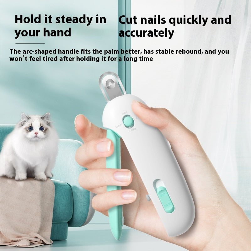 Cat Nail Scissors with Gravity Push – Safe & Easy Pet Nail Clippers