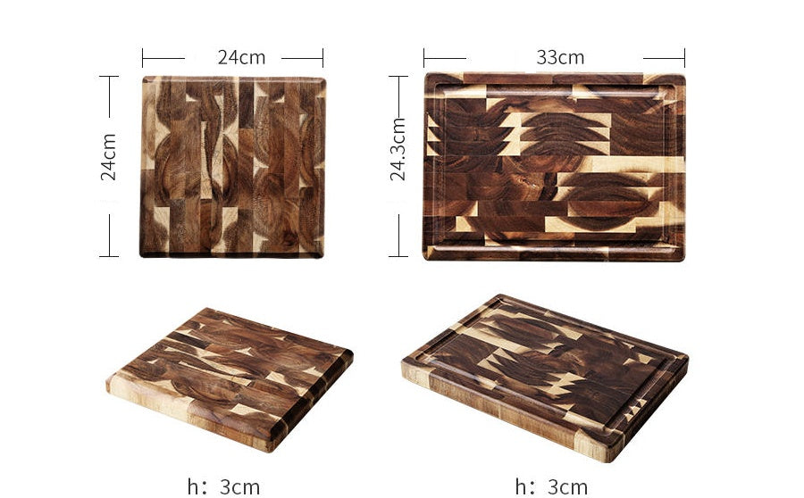 Solid Wood Parquet Cutting Board – Durable Kitchen Chopping Board
