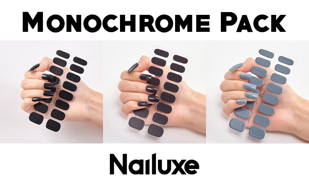 Pure Color 16-Pack Nail Stickers – Easy DIY Nail Art Sheets
