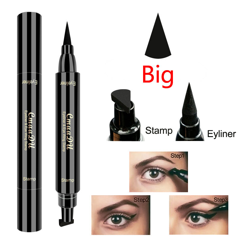 Double-Headed Wing Seal Eyeliner – Waterproof, Smudge-Proof Liquid Eye Liner for Precise Winged Look