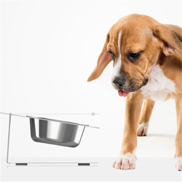 Anti-Spill Raised Pet Bowl for Cats & Dogs | Non-Slip Food & Water Feeder