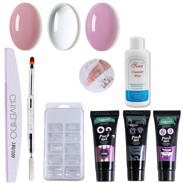 “Nail Crystal Gel Extender – Long-Lasting Acrylic & UV/LED Builder for Sparkling Nail Art”