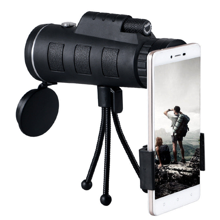 Monocular Telescope Zoom Scope for Smartphone – Compatible with Apple, Phone Clip & Tripod with Compass 🔭📱