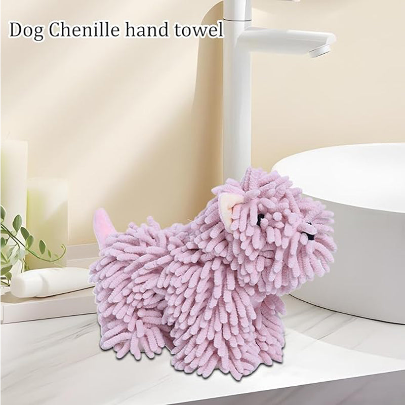 Cute Puppy Shaped Kitchen Towel – Absorbent Hanging Home Towel