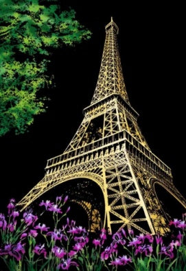 Decorative Scratch Painting – World Sightseeing Drawing Paper for Gifts & Home Décor
