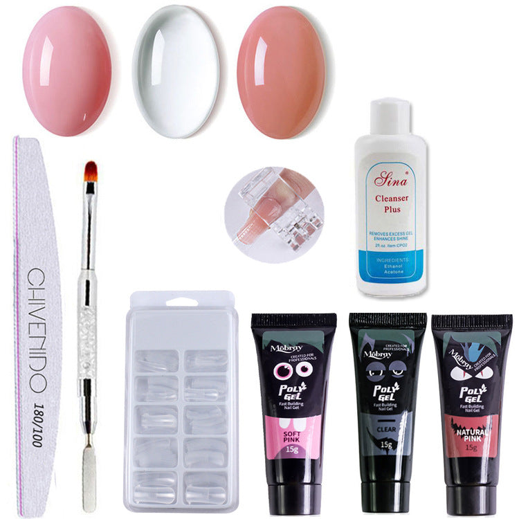 “Nail Crystal Gel Extender – Long-Lasting Acrylic & UV/LED Builder for Sparkling Nail Art”