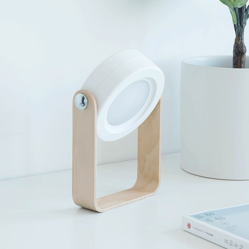 Foldable Touch LED Night Light – Dimmable Portable USB Rechargeable Lantern Lamp