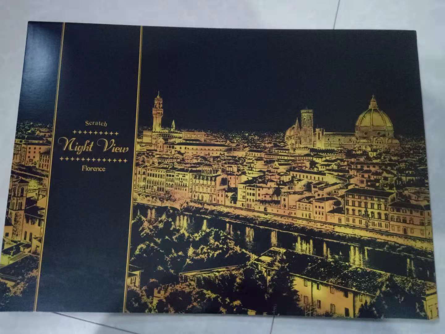 Decorative Scratch Painting – World Sightseeing Drawing Paper for Gifts & Home Décor