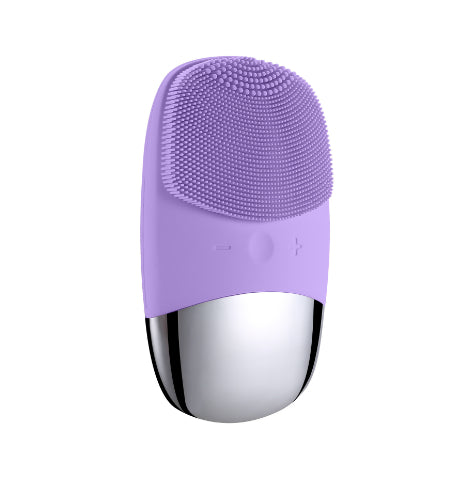 Mini Silicone Electric Face Cleansing Brush – Waterproof Facial Cleanser & Skin Massager for Deep Pore Cleaning