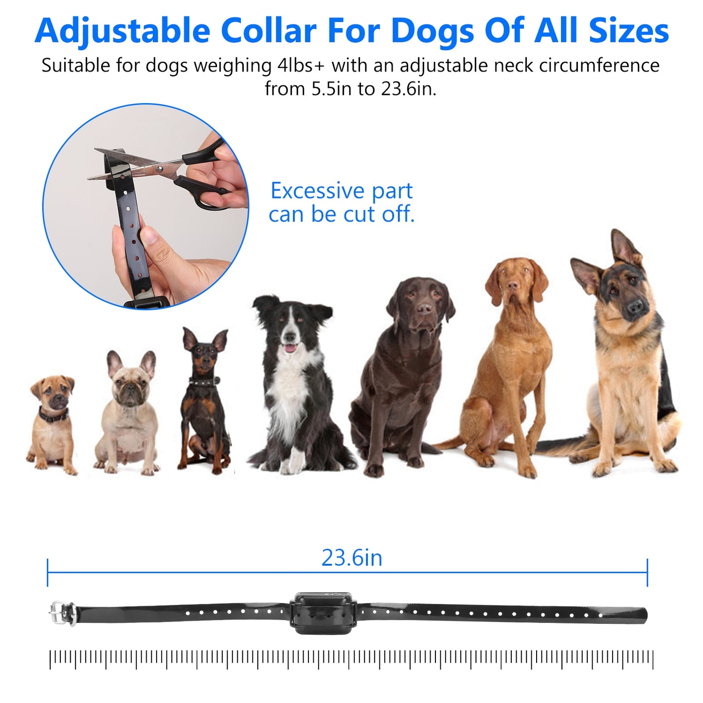 Wireless Dog Fence with Electric Training Collar Shock Boundary System for All Dog Sizes