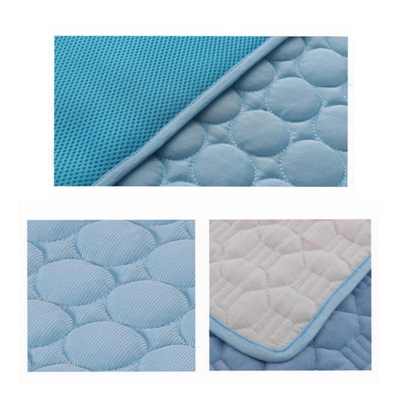 “Cooling Ice Silk Pet Bed – Summer Pad for Dogs & Cats”