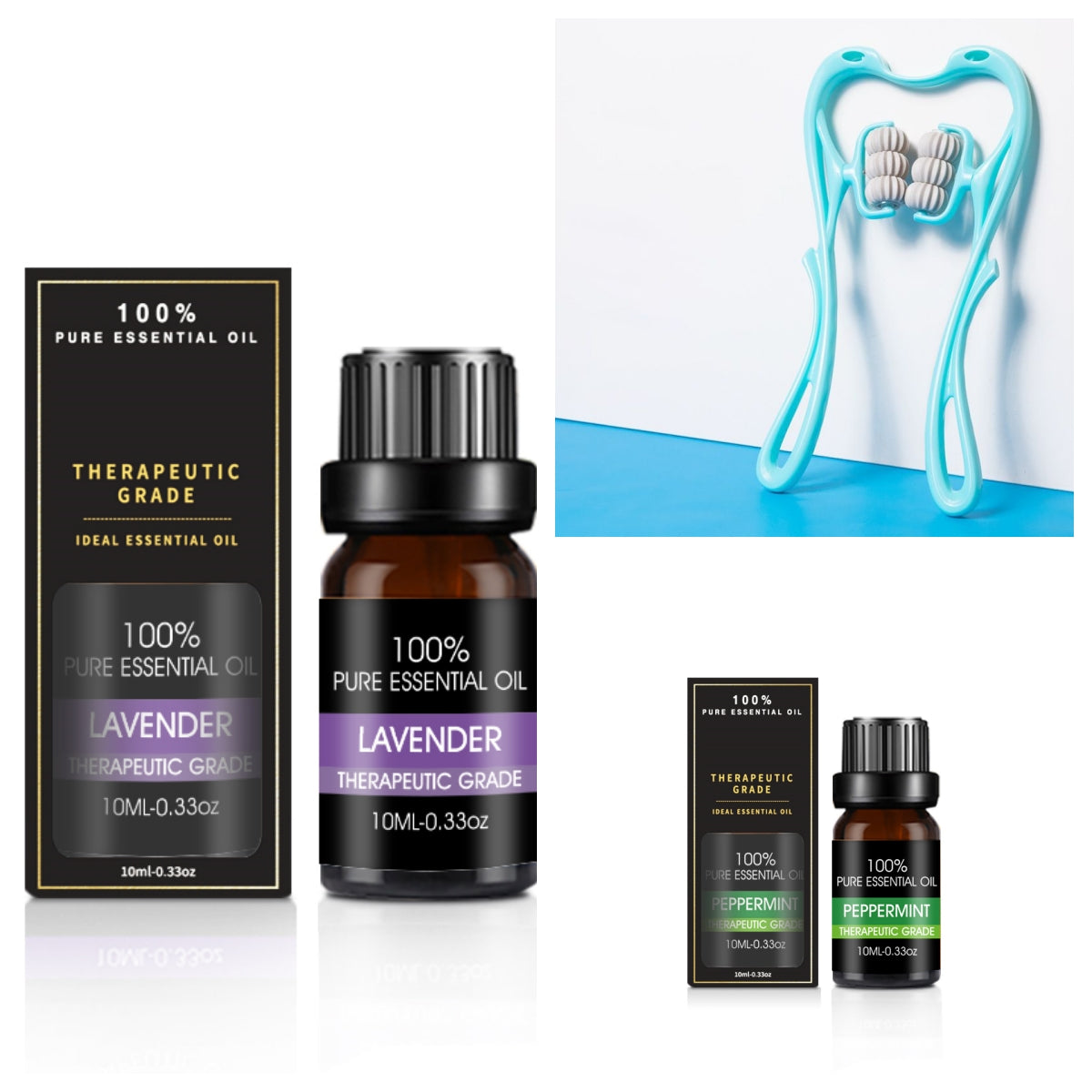 Organic Essential Oils Gift Set – Natural Therapeutic Grade Aromatherapy Oils for Diffusers