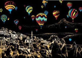 Decorative Scratch Painting – World Sightseeing Drawing Paper for Gifts & Home Décor