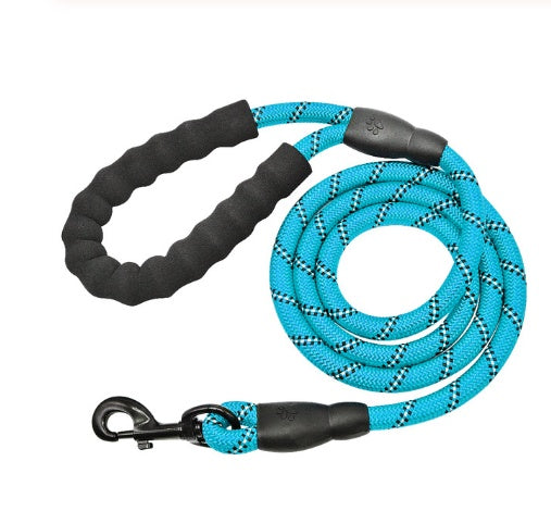 Reflective Nylon Dog Leash for Small, Medium & Large Dogs – Durable Training & Walking Lead