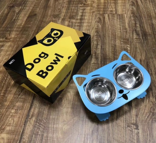 Anti-Spill Raised Pet Bowl for Cats & Dogs | Non-Slip Food & Water Feeder