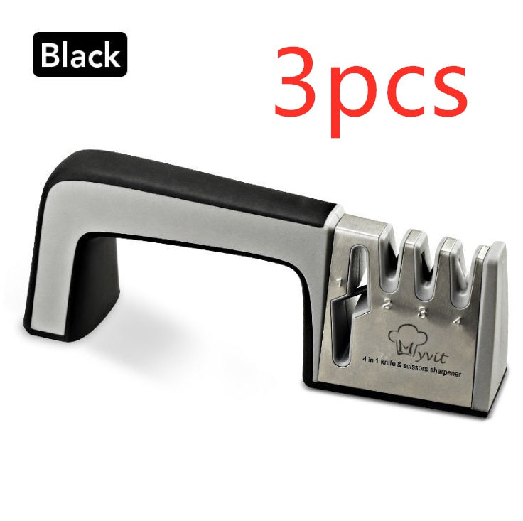 4-in-1 Kitchen Knife Sharpener – Family Multi-Purpose Knife Sharpening Tool