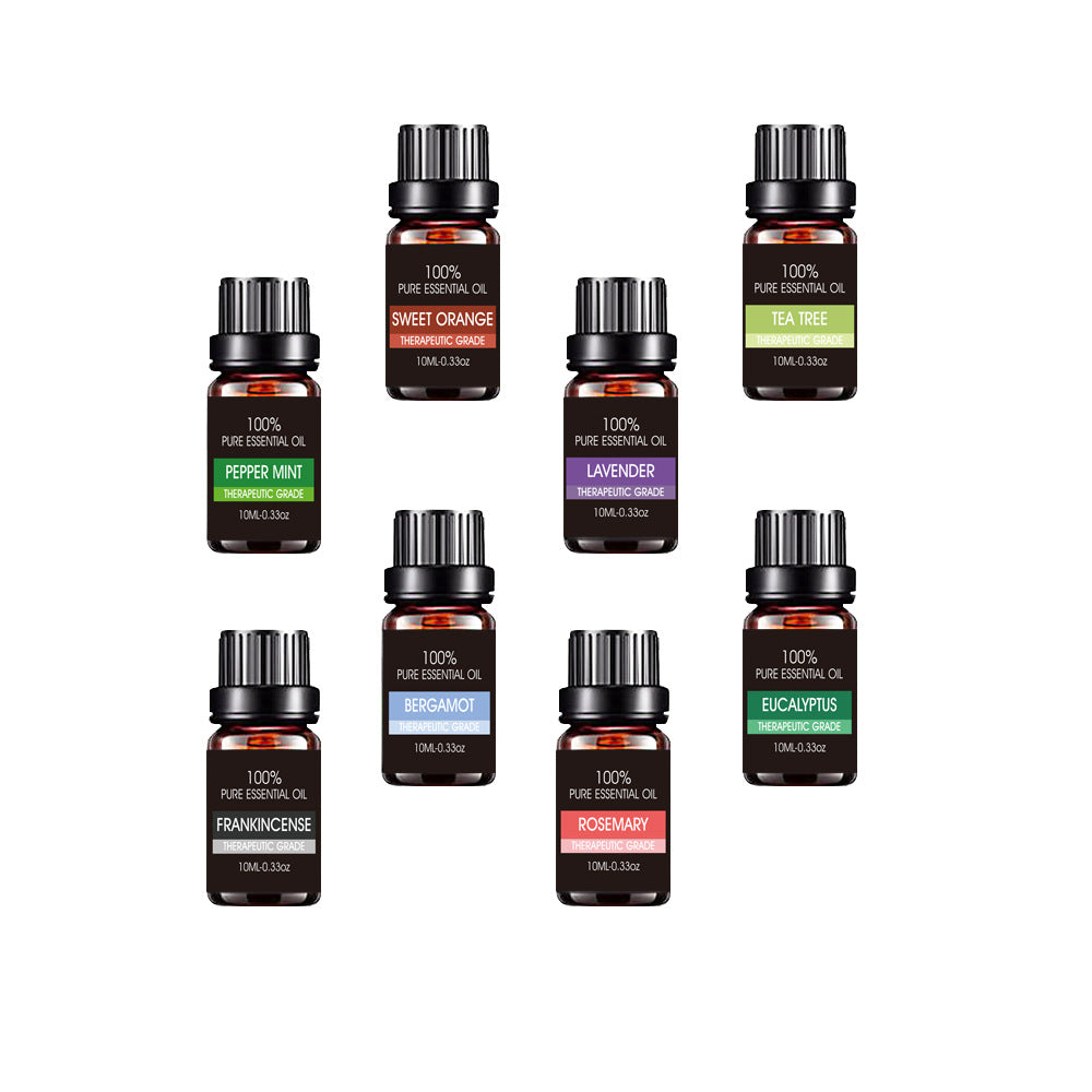 Organic Essential Oils Gift Set – Natural Therapeutic Grade Aromatherapy Oils for Diffusers