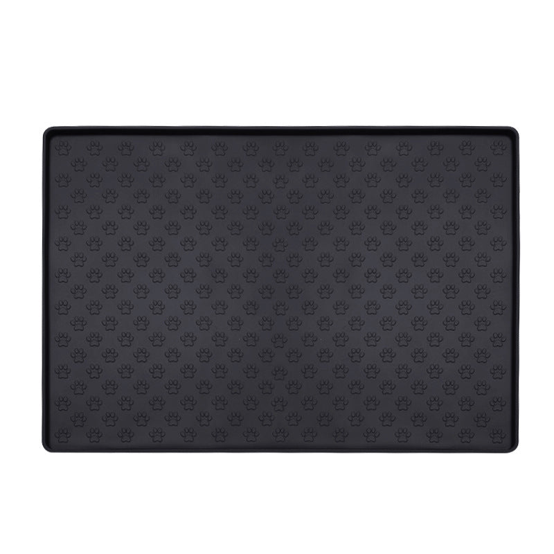 Waterproof Silicone Pet Mat – Easy-to-Clean Dog & Cat Placemat | Square Pet Feeding Mat