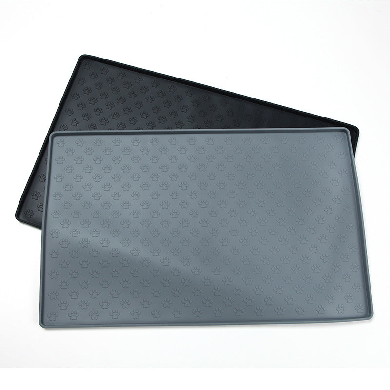 Waterproof Silicone Pet Mat – Easy-to-Clean Dog & Cat Placemat | Square Pet Feeding Mat