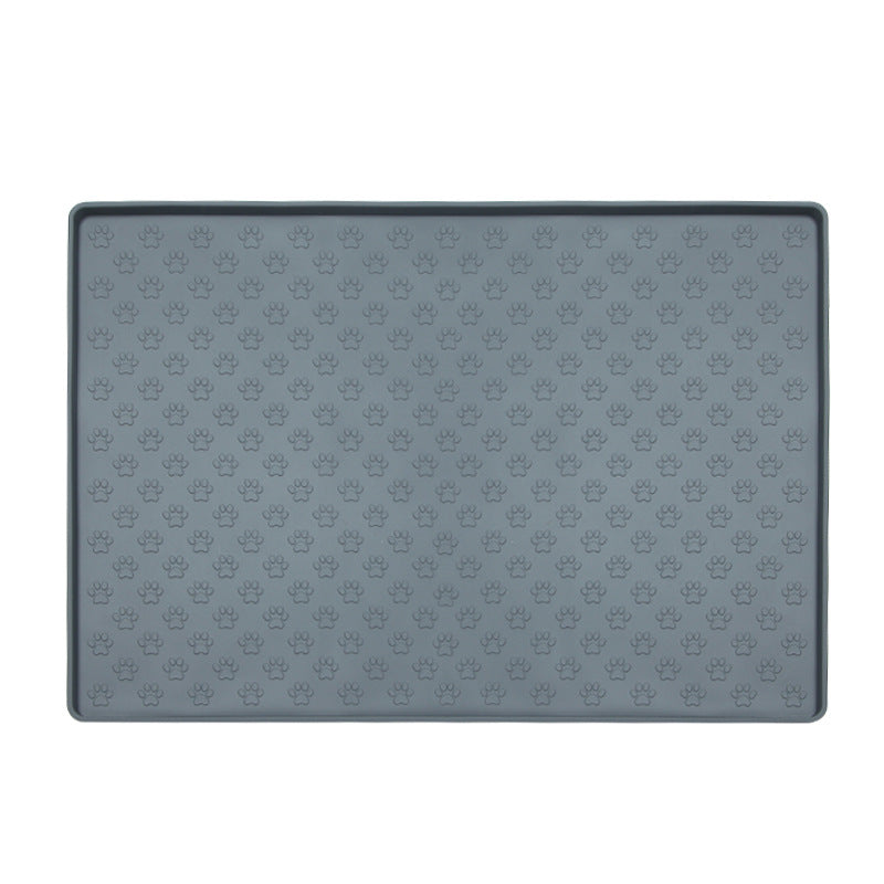 Waterproof Silicone Pet Mat – Easy-to-Clean Dog & Cat Placemat | Square Pet Feeding Mat