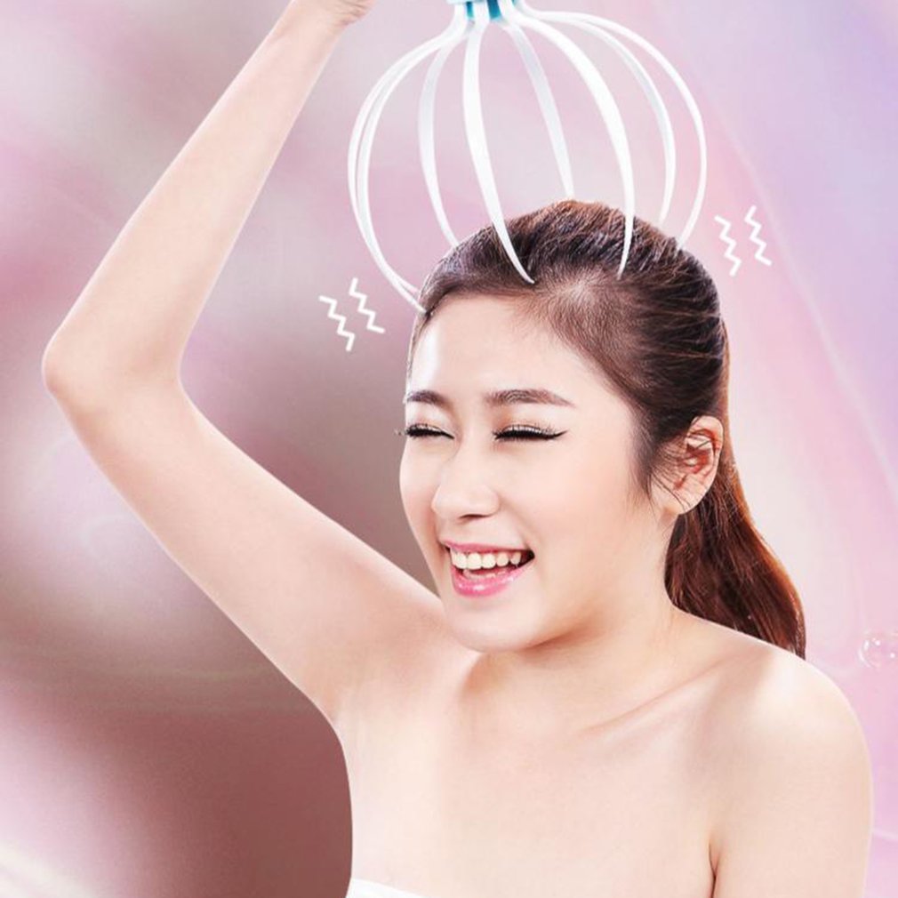 Electric 8-Claw Head Massager – Scalp Vibration массажер for Stress Relief & Full Body Relaxation