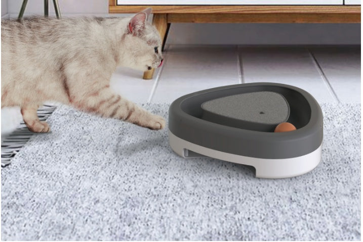 Smart Electric Cat Toy Turntable with Scratcher – Interactive Self-Playing Exercise Toy