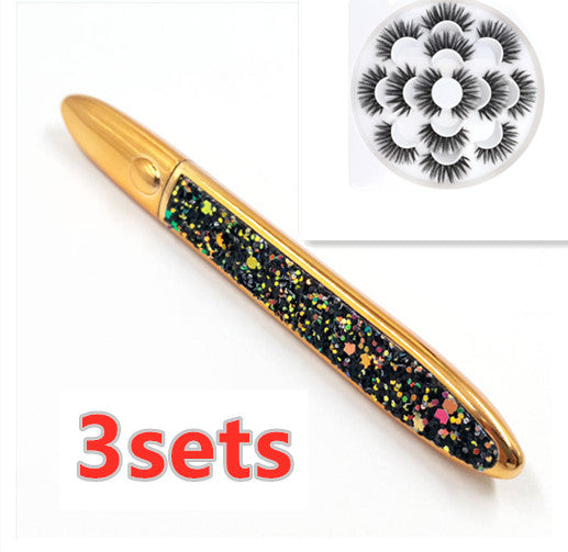 Multicolor Self-Adhesive Eyeliner with False Eyelashes – Easy, Long-Lasting Eye Makeup