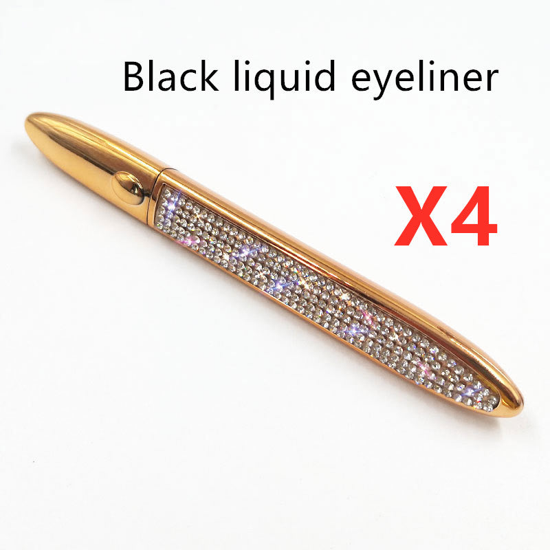 Multicolor Self-Adhesive Eyeliner with False Eyelashes – Easy, Long-Lasting Eye Makeup