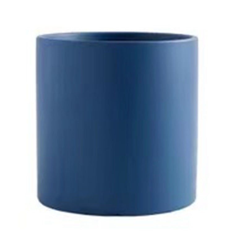 Nordic Industrial Ceramic Flowerpot – Colorful Succulent Planter with Drainage Tray