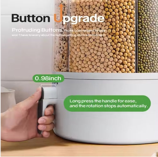 Large Rice Storage Container – Airtight Food Grain Cereal & Pet Food Storage Bucket