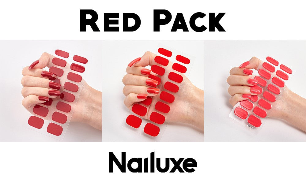 Pure Color 16-Pack Nail Stickers – Easy DIY Nail Art Sheets