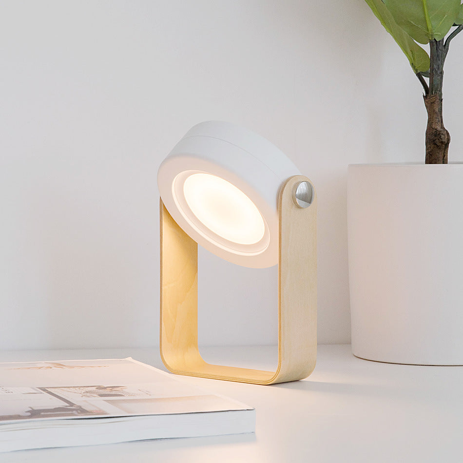 Foldable Touch LED Night Light – Dimmable Portable USB Rechargeable Lantern Lamp
