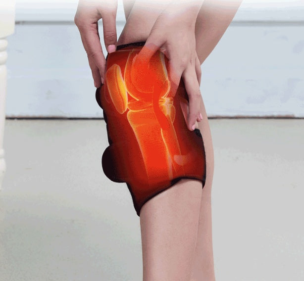 Infrared Heated Knee & Elbow Massager Wrap – Vibration Pain Relief Support